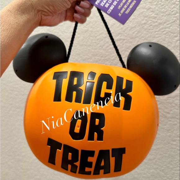 Disney Happy Halloween Trick or Treat Musical and Light up Basket - Picture 3 of 3